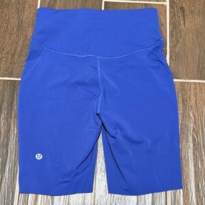 lululemon athletica Royal Blue Bike Shorts